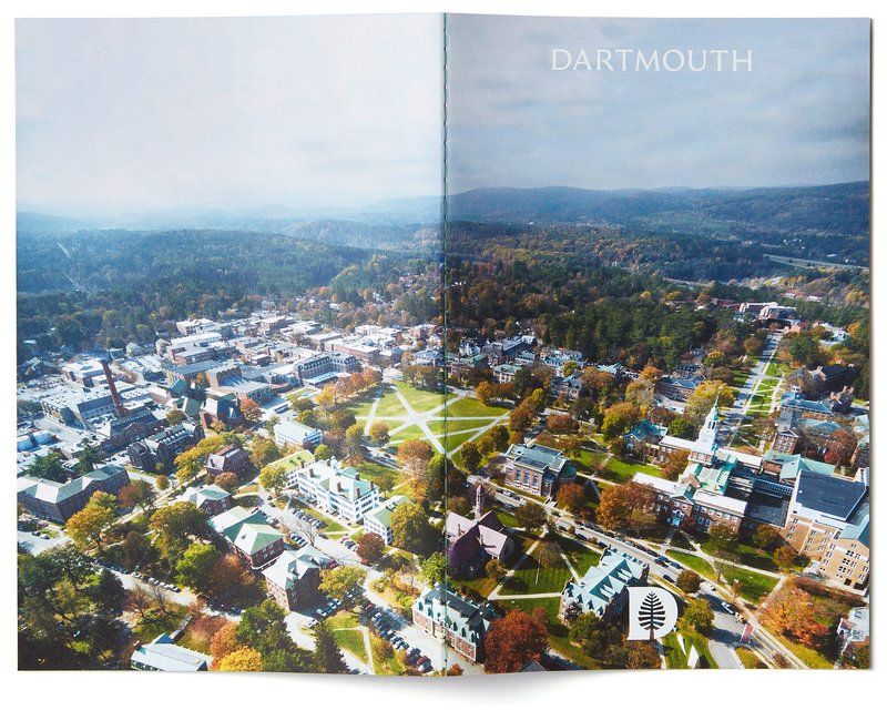 The cover of a Dartmouth booklet