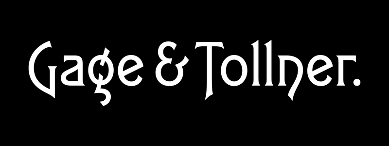 The logotype for Gage & Tollner.