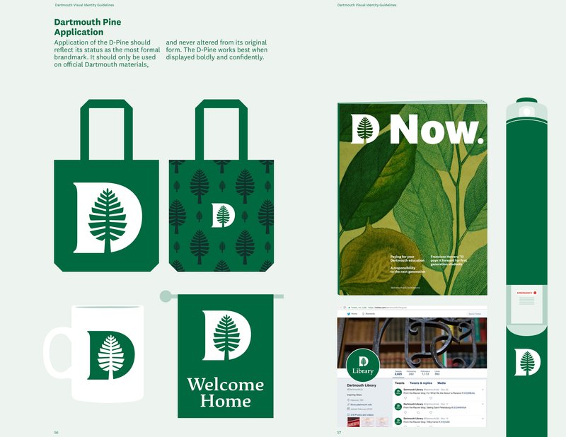 An excerpt from the Dartmouth identity guidelines