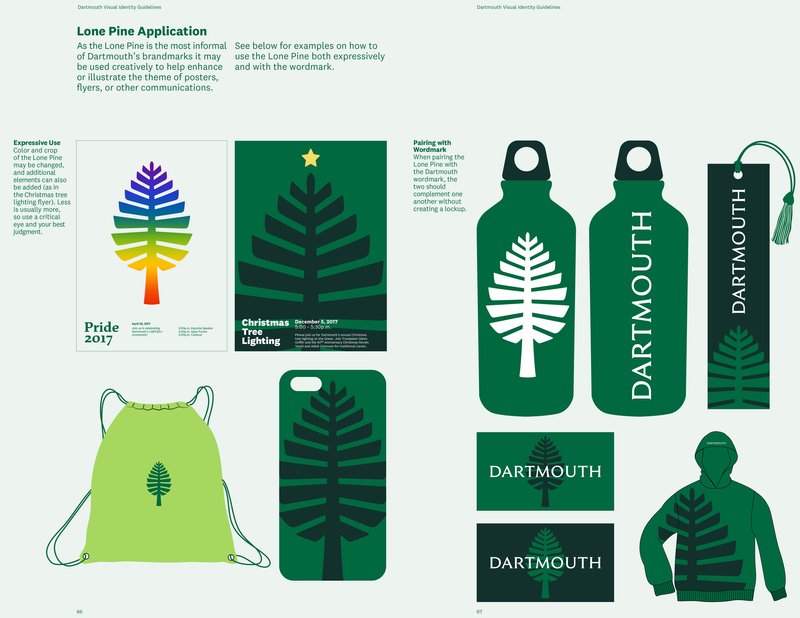 An excerpt from the Dartmouth identity guidelines