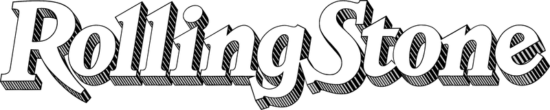 Rolling Stone’s 1977 logo, in simple black and white